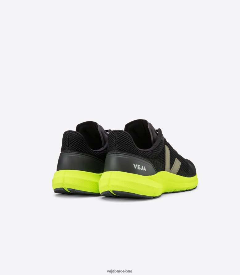 marlin lt v-knit negro kaki amarillo fluo 6P6886205Veja