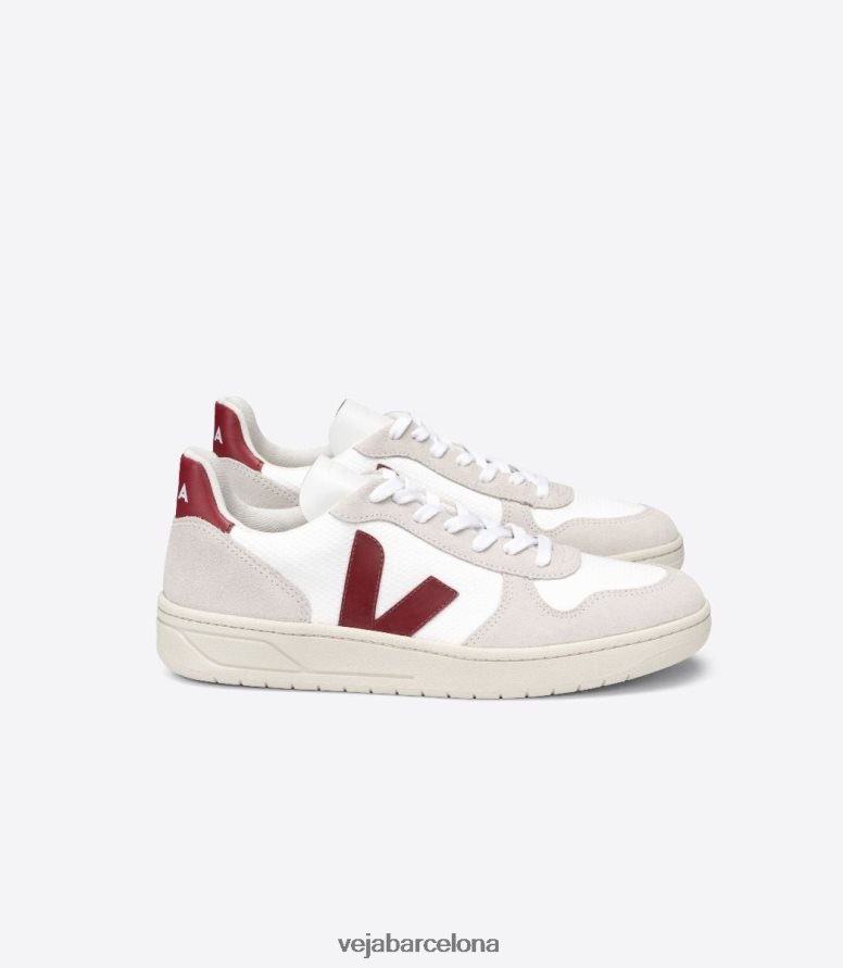 v-10 b-malla blanco natural marsala 6P688657Veja