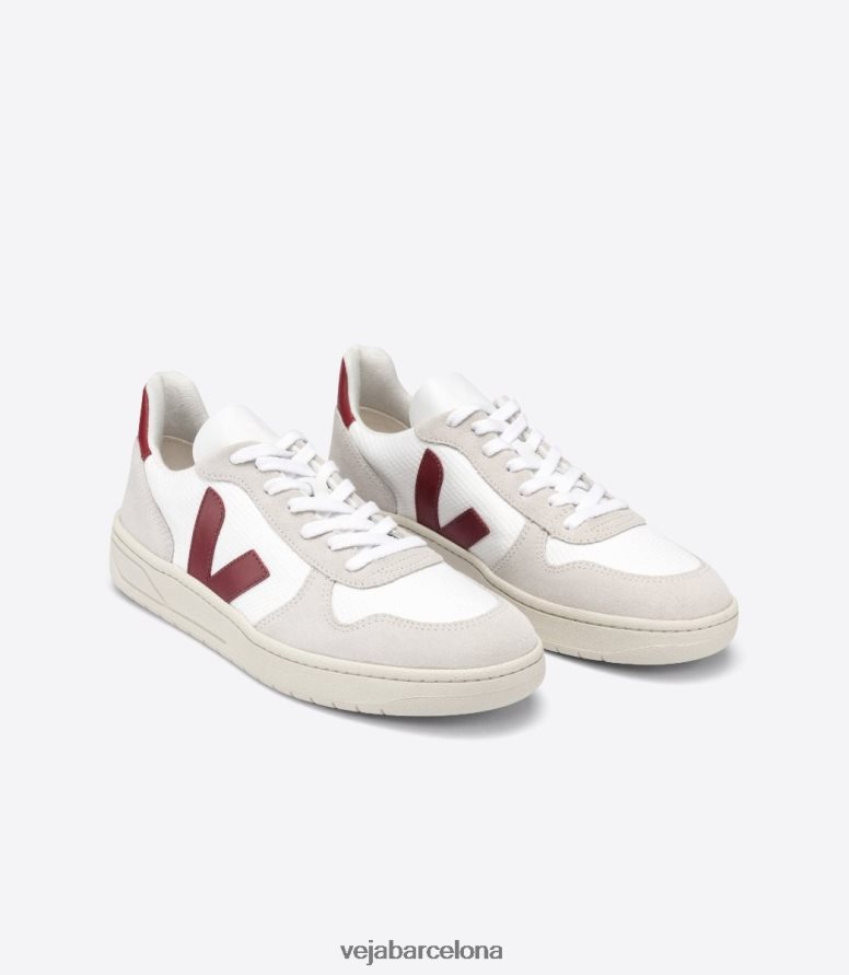 v-10 b-malla blanco natural marsala 6P688657Veja