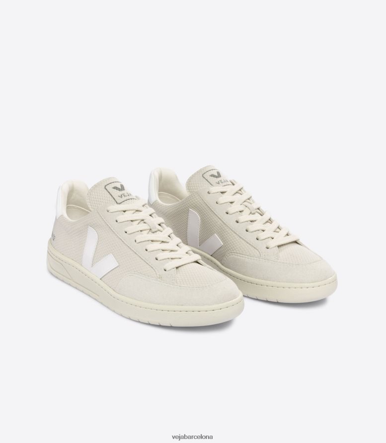 v-12 alveomesh blanco natural 6P688635Veja