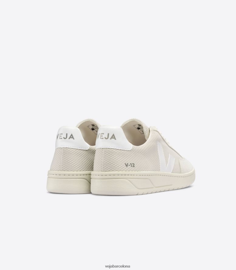 v-12 alveomesh blanco natural 6P688635Veja