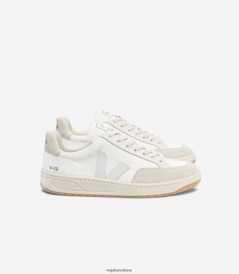 v-12 b-malla blanco natural 6P688628Veja