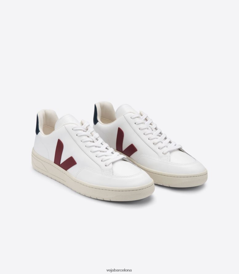 v-12 cuero blanco marsala nautico 6P688627Veja