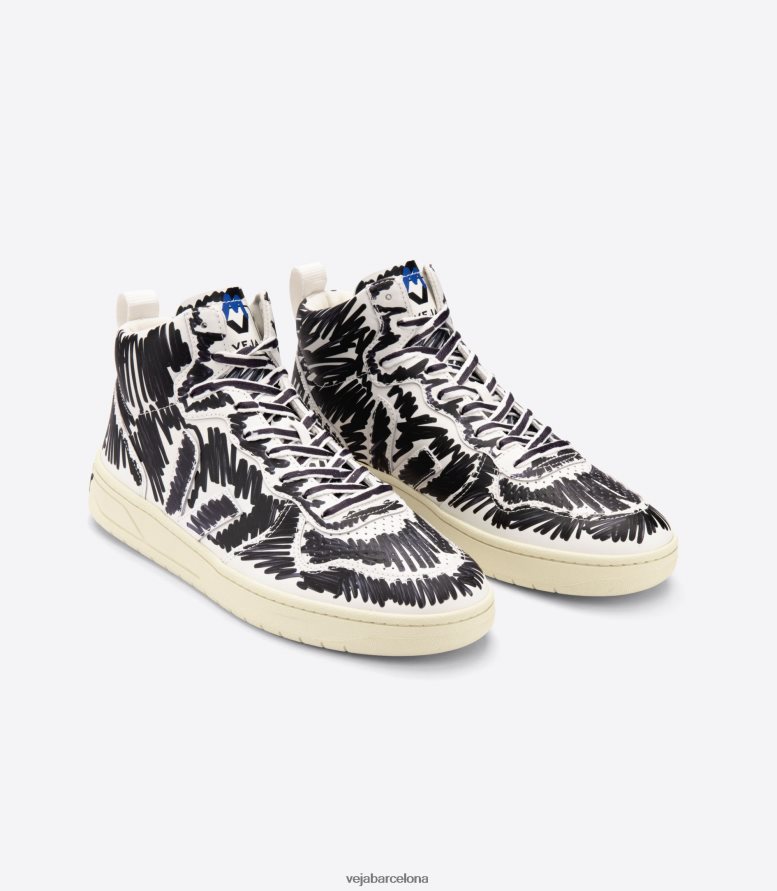 v-15 cuero marni negro completo 6P688685Veja X