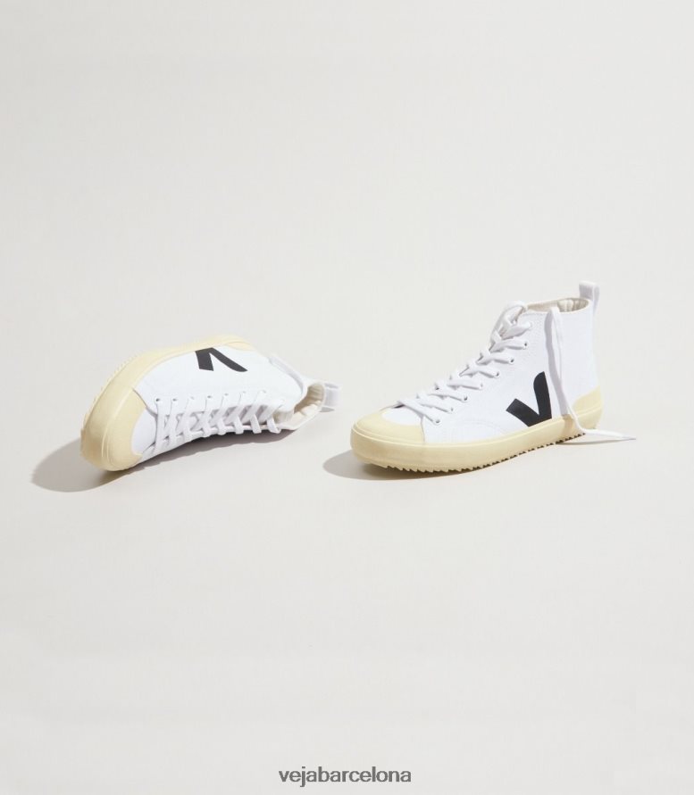 nova ht lona blanco negro suela mantequilla 6P6886288Veja