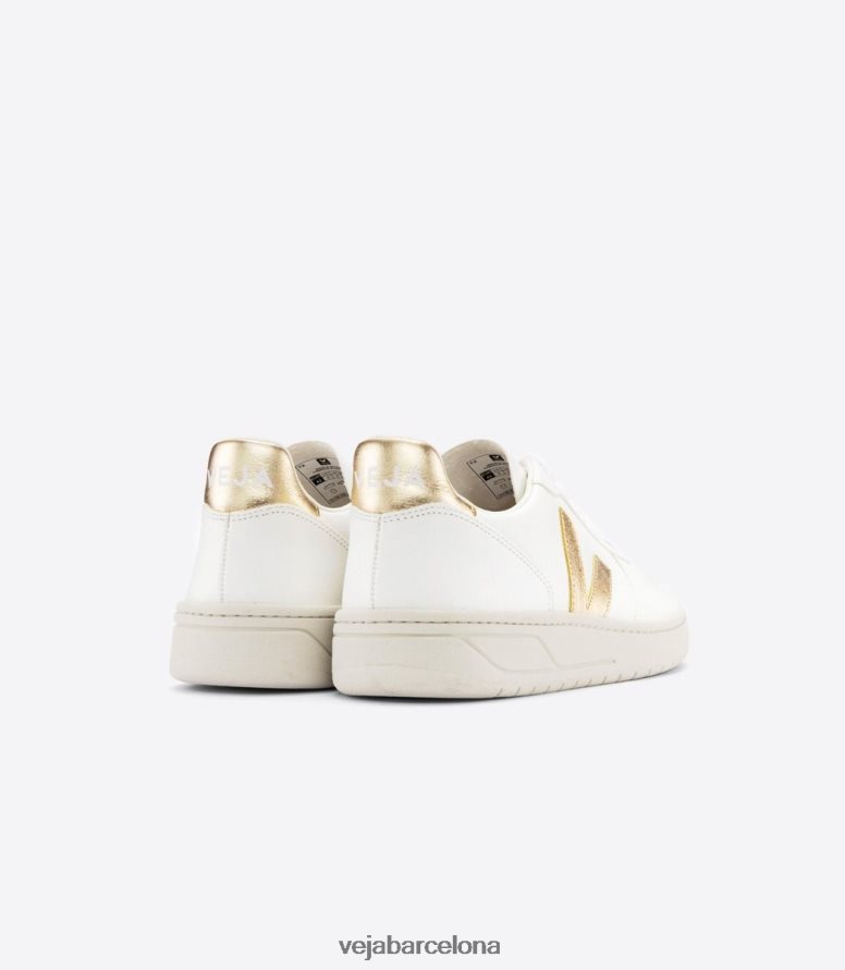 v-10 cuero sin cromo blanco platinado 6P6886233Veja