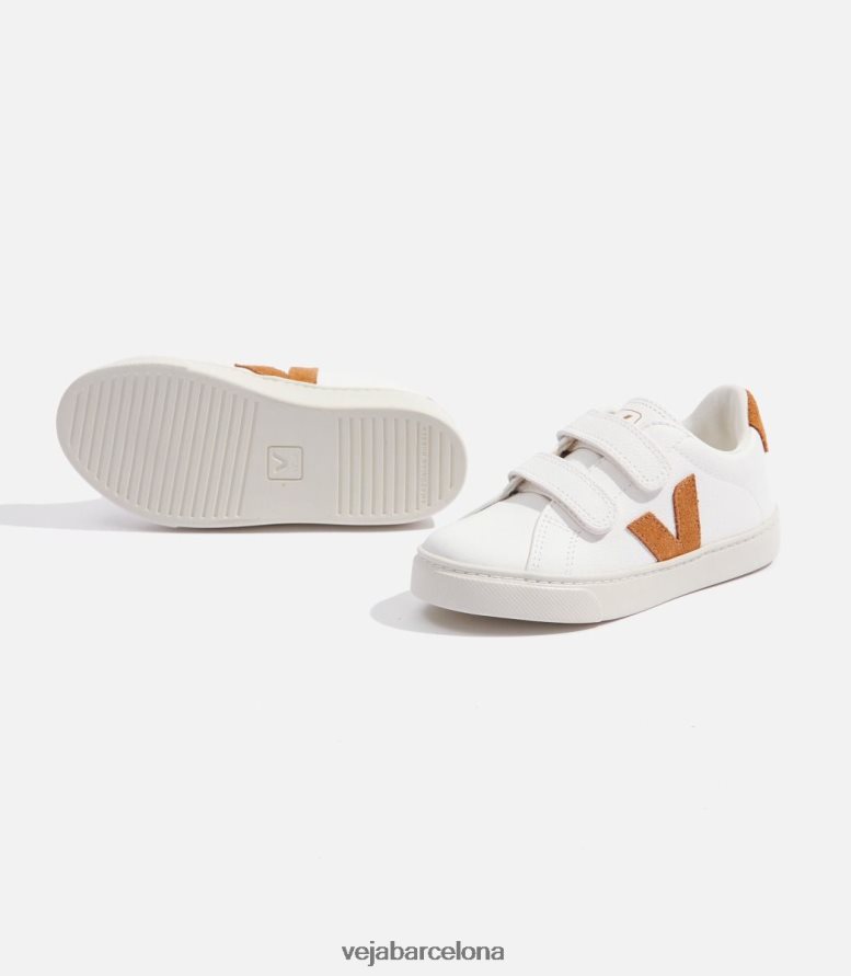 esplar cuero sin cromo blanco camel 6P6886328Veja