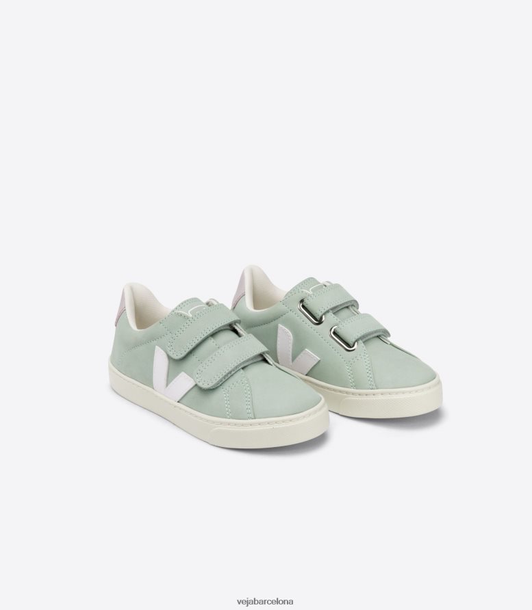 esplar nubuck matcha blanco 6P6886340Veja