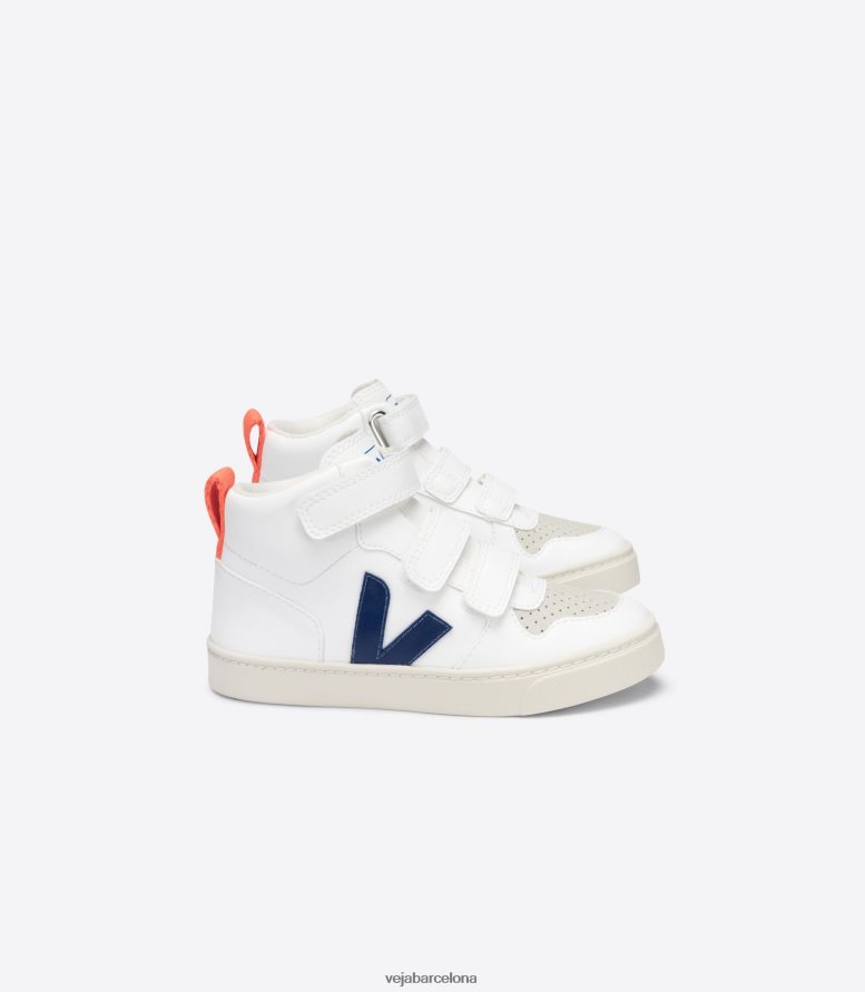 v-10 mid cwl blanco naranja cobalto fluo 6P6886346Veja