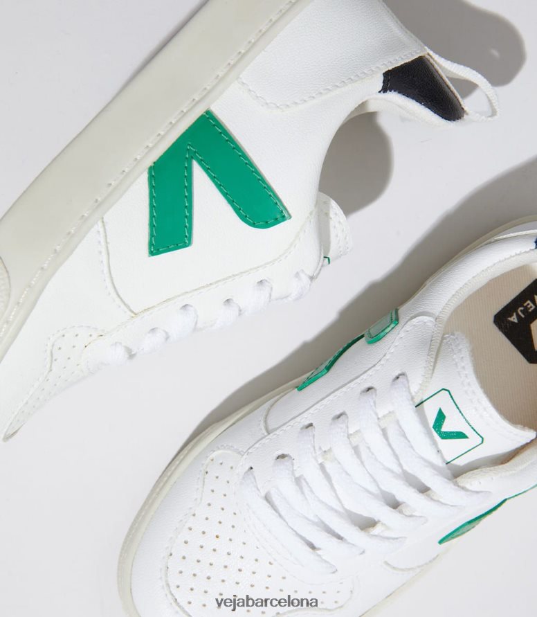 v-10 cordones cwl blanco esmeralda negro 6P6886368Veja