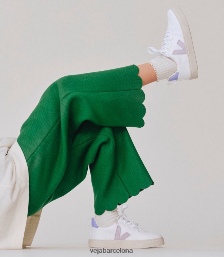 v-10 cordones cwl blanco parme lavande 6P6886369Veja