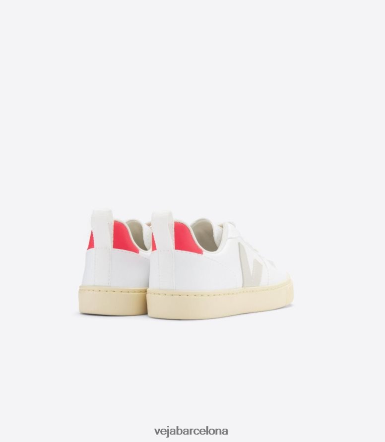 v-10 cordones cwl blanco pierre rose fluo 6P6886367Veja