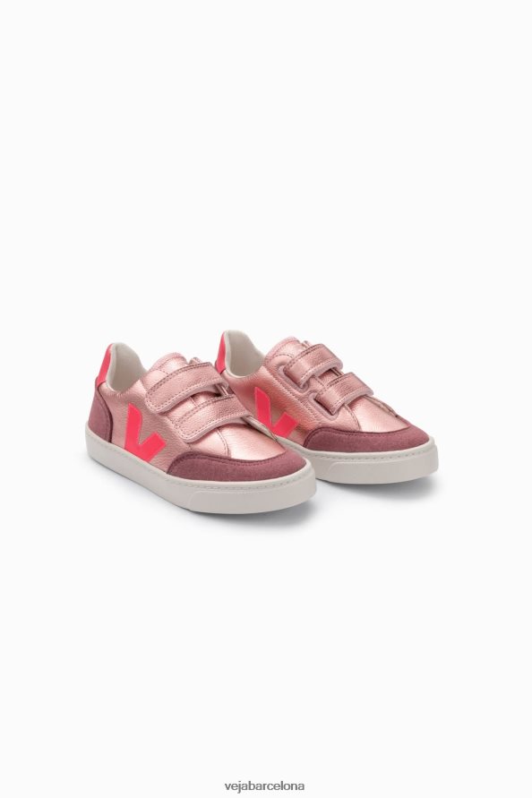 v-12 cuero sin cromo nácar rosa fluo 6P6886306Veja