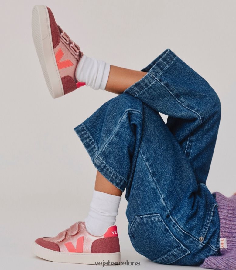 v-12 cuero sin cromo nácar rosa fluo 6P6886306Veja